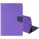 GOOSPERY FANCY DIARY Horizontal Flip Leather Case for iPad Mini (2019), with Holder & Card Slots & Wallet (Purple)