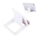 Universal Foldable Mini Phone Holder Stand, Size: 8.3 x 7.1 x 0.7 cm, For iPhone, Samsung, Huawei, Xiaomi, HTC and Other Smartphone, Tablets(White)