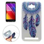 For ASUS ZenFone Max / ZC550KL Windmill Pattern Transparent Soft TPU Protective Back Cover Case