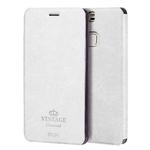 MOFI for  VINTAGE Huawei P9 Plus Crazy Horse Texture Horizontal Flip Leather Case with Card Slot & Holder(White)