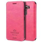 MOFI VINTAGE for Asus Zenfone 3 Laser / ZC551KL Crazy Horse Texture Horizontal Flip Leather Case with Card Slot & Holder(Magenta)