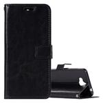 For Huawei  Y5 (2017) Crazy Horse Texture Horizontal Flip Leather Case with Holder & Card Slots & Wallet & Photo Frame (Black)