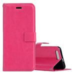 For Huawei  Honor 9 Crazy Horse Texture Horizontal Flip Leather Case with Holder & Card Slots & Wallet & Photo Frame (Magenta)