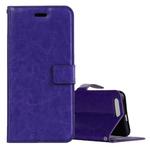 For Huawei  Honor 9 Crazy Horse Texture Horizontal Flip Leather Case with Holder & Card Slots & Wallet & Photo Frame (Purple)