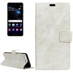 For Huawei  P10 Retro Crazy Horse Texture Horizontal Flip Leather Case with Holder & Card Slots & Wallet(White)