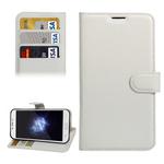 For DOOGEE X9 Litchi Texture Horizontal Flip Leather Case with Holder & Card Slots & Wallet (White)