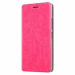MOFI for  Huawei Honor Magic Crazy Horse Texture Horizontal Flip Leather Case with Holder (Magenta)