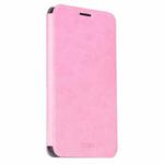 MOFI for  Huawei P9 Plus Crazy Horse Texture Horizontal Flip Leather Case with Holder(Pink)
