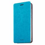 MOFI for  Huawei Honor 8 Crazy Horse Texture Horizontal Flip Leather Case with Holder(Blue)