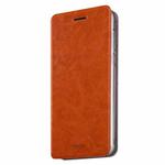 MOFI for  Huawei Honor 8 Crazy Horse Texture Horizontal Flip Leather Case with Holder(Brown)