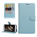 For QiKU 360 Q5 Litchi Texture Horizontal Flip PU Leather Case with Holder & Card Slots & Wallet(Blue)