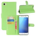 For Vivo  X9s Litchi Texture Horizontal Flip Leather Case with Holder & Card Slots & Wallet (Green)