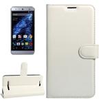 For BLU Energy X Litchi Texture Horizontal Flip Leather Case with Magnetic Buckle & Holder & Card Slots & Wallet(White)