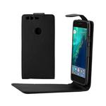 For Google Pixel Ordinary Texture Vertical Flip Leather Case (Black)