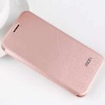 MOFI for  Meizu M6 / Meilan 6 PU Five-pointed Star Pattern Horizontal Flip Leather Case with Holder (Rose Gold)