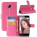 For LEAGOO Z5 lite (MPH0366) Litchi Texture Horizontal Flip Leather Case with Holder & Card Slots & Wallet(Magenta)