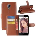 For LEAGOO Z5 lite (MPH0366) Litchi Texture Horizontal Flip Leather Case with Holder & Card Slots & Wallet(Brown)