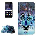 For Huawei  P8 Lite (2017) Gloss Oil Embossed Wolf Pattern Horizontal Flip Leather Case with Holder & Card Slots & Wallet & Photo Frame