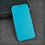 MOFI for  Huawei Honor 7X Crazy Horse Texture Horizontal Flip Shockproof Protective Leather Case with Holder (Blue)