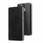 MOFI for  Huawei Enjoy 7 Horizontal Flip Crazy Horse Texture  Leather Case  with Holder(Black)