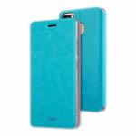 MOFI for  Huawei Enjoy 7 Horizontal Flip  Crazy Horse Texture  Leather Case with Holder(Blue)