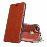 MOFI for  Huawei Enjoy 7 Horizontal Flip Crazy Horse Texture Leather Case with Holder(Brown)