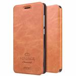 MOFI for  VINTAGE Xiaomi Redmi 4 Standard Edition Crazy Horse Texture Horizontal Flip Leather Case with Card Slot & Holder (Brown)