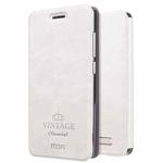 MOFI for  VINTAGE Xiaomi Redmi 4A Crazy Horse Texture Horizontal Flip Leather Case with Card Slot & Holder (White)