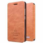 MOFI for  VINTAGE Xiaomi Redmi 4A Crazy Horse Texture Horizontal Flip Leather Case with Card Slot & Holder (Brown)