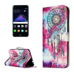 For Huawei  P8 Lite (2017) Butterfly Bells Pattern Horizontal Flip Leather Protective Case with Holder & Card Slots & Wallet