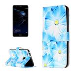 For Huawei  P10 Lite Orchid Pattern Horizontal Flip Leather Protective Case with Holder & Card Slots & Wallet