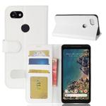 For Google Pixel 2 XL Crazy Horse Texture Horizontal Flip Leather Case with Holder & Card Slots & Wallet & Photo Frame (White)