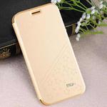 MOFI for  Huawei Honor V9 play PU Five-pointed Star Pattern Horizontal Flip Leather Case with Holder (Gold)