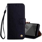 For Xiaomi Redmi Note 4X Business Style Oil Wax Texture Horizontal Flip Leather Case with Holder & Card Slots & Wallet(Black)