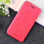 MOFI for OnePlus 5T Crazy Horse Texture Horizontal Flip Shockproof Protective Leather Case with Holder (Pink)