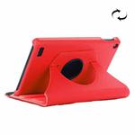 For Amazon Fire 7 (2017) Litchi Texture Horizontal Flip Leather Case with Holder (Red)