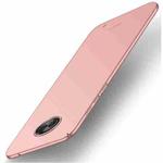 MOFI for Motorola Moto G6 Plus Frosted PC Ultra-thin Edge Fully Wrapped Protective Back Cover Case(Rose Gold)