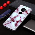 Marble Pattern Soft TPU Case For Motorola Moto E5(Red)