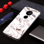 Marble Pattern Soft TPU Case For Motorola Moto E5(White)