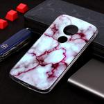 Marble Pattern Soft TPU Case For Motorola Moto E5 Play (US Version)(Red)