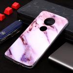 Marble Pattern Soft TPU Case For Motorola Moto E5 Plus(Purple)