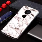 Marble Pattern Soft TPU Case For Motorola Moto E5 Plus(White)