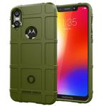 Full Coverage Shockproof TPU Case for Motorola Moto One Power (P30 Note)(Green)