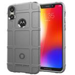 Full Coverage Shockproof TPU Case for Motorola Moto One Power (P30 Note)(Grey)