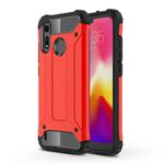 Magic Armor TPU + PC Combination Case for Motorola Moto P40 Play (Red)