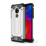 Magic Armor TPU + PC Combination Case for Motorola Moto G7 Power (Silver)