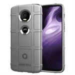 Full Coverage Shockproof TPU Case for Motorola Moto Z4 Play (Grey)