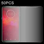 50 PCS 0.26mm 9H 2.5D Tempered Glass Film for Motorola Moto Z3 Play