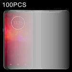 100 PCS 0.26mm 9H 2.5D Tempered Glass Film for Motorola Moto Z3 Play