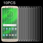 10 PCS 0.26mm 9H 2.5D Tempered Glass Film for Motorola Moto G6 Plus